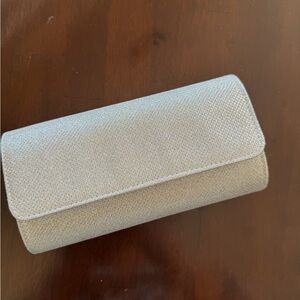 Elegant Silver Clutch Bag